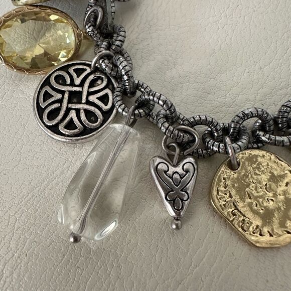 Chico’s charm bracelet on silver chain. - Picture 3 of 4